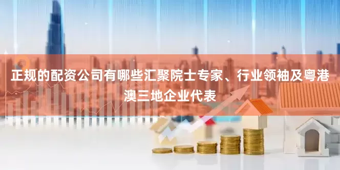 正规的配资公司有哪些汇聚院士专家、行业领袖及粤港澳三地企业代表